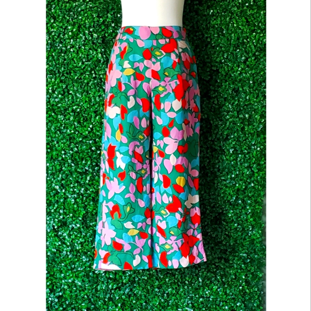 J.Crew High-rise pleated pant in confetti floral